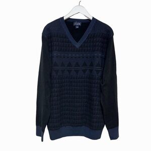 Arnold Palmer Ribbed Men’s V-Neck Sweater Size Medium 38-40